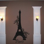 Wall Decal Eiffel Tower-Paris in Summer Wall Decal/Wall Graphic-Medium
