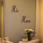 His & Hers Wall Decal