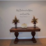 My Beloved is Mine and I am His Wall Decal