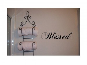 Wall Decal Blessed Wall Transfer Wall Tattoo