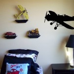 Double Cockpit Airplane Wall Decal