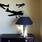 Double Cockpit Airplane Wall Decals