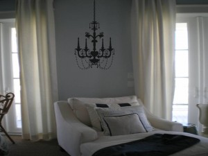 Wall Decal Quote Wall Decal Elegant Chandelier Wall Decal Wall Sticker Wall Tattoo Wall Transfer