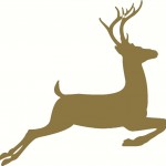 Wall Decal Quote Reindeer Prance Wall Decal-LARGE