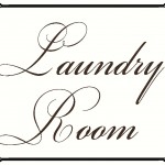 NEW DESIGN  Laundry Room with Ornate Frame