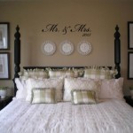 Mr. & Mrs. with Year Wall Decal/Sticker/Lettering/Transfer