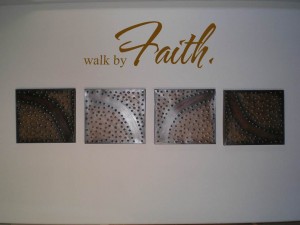 Wall Decal Wall Sticker Walk by Faith Wall Decal/Wall Sticker/Wall Tattoo