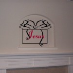 Jesus-the gift of the Christmas Season and throughout the year Wall Sticker Transfer