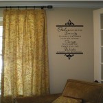 Serenity Prayer with beautiful brackets Wall Decal Wall Words Vinyl Words