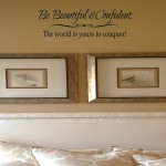 Be Beautiful and Confident Wall Decal