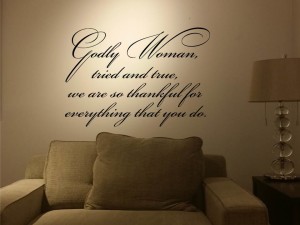 Godly Women Wall Decal