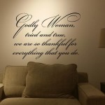 Godly Woman Wall Decal