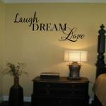 Laugh, Dream, Love Wall Decal