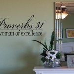 Proverbs 31- A Woman of Excellence Wall Decal