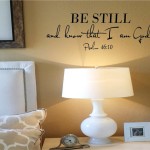 Be still and know that I am God Wall Decal