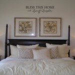 Bless this home with Love and Laughter Wall Decal