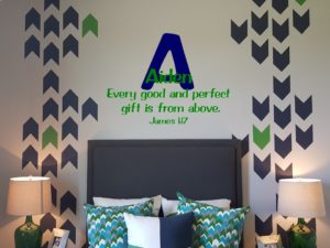Every good and perfect gift is from above Wall Decal