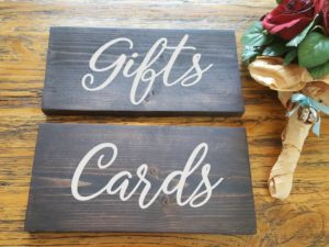 Gifts & Cards Wood Signs