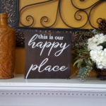 This is Our Happy Place Wood Sign